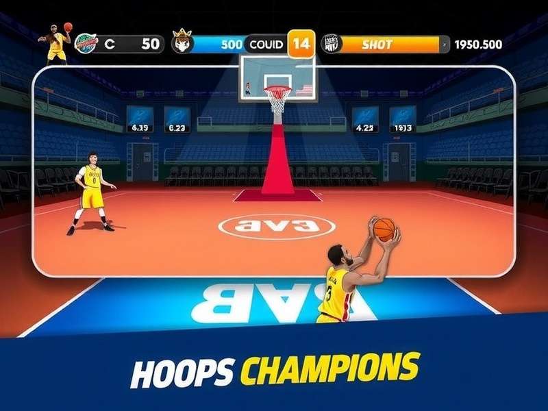 Hoops Champions Main Game Interface Hoops Champions Game Screenshot